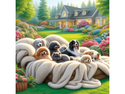 Комфортная Зона: Лежаки, Домики и Пледы для Собак – как выбрать?