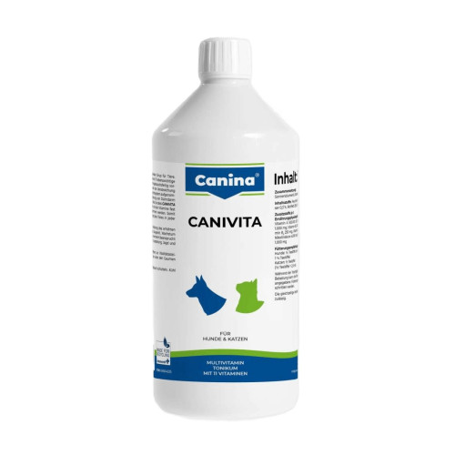 Витаминный комплекс Canina Canivita для кошек и собак универсальный с быстрым эффектом тоник 1 л
