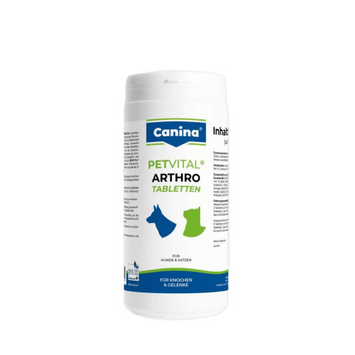 Мінеральний комплекс Canina Petvital Arthro-Tabletten для собак та котів для проблемних суглобів 1 кг 1000 табл.