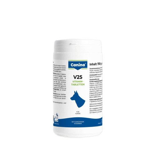 Витаминный комплекс Canina V25 Vitamintabletten для собак 700 г 210 табл.