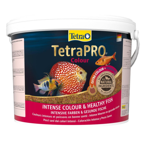 Корм TetraPRO Colour Multi-Crisps для аквариумных рыб для окраса в чипсах 10 л (2.1 кг)