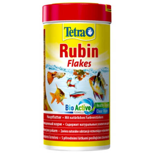 Корм для акваріумних риб пластівці для забарвлення Tetra Rubin Flakes 250 мл (52 г)