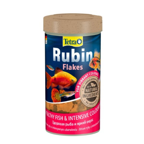Корм для акваріумних риб пластівці для забарвлення Tetra Rubin Flakes 250 мл (52 г)