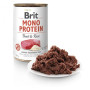 Вологий корм для собак Brit Mono Protein Dog з яловичиною та темним рисом 400 г