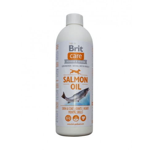 Пищевая добавка Brit Care Salmon Oil масло лосося для собак 500 мл