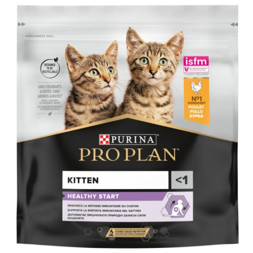 Сухой корм для котят Purina Pro Plan Kitten Healthy Start Chicken с курицей  400 (г)