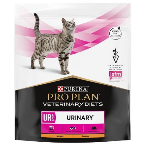 Сухой корм для кошек при заболеваниях мочевыводящих путей Purina Pro Plan Veterinary Diets UR St/Ox – Urinary Feline 350 (г)