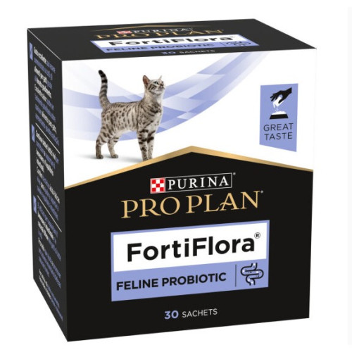 Пробіотик для підтримки мікрофлори шлунково-кишкового тракту котів та кошенят Purina Pro Plan Veterinary Diets FortiFlora Feline 30 шт