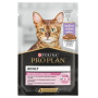 Влажный корм для кошек с чувствительным пищеварением Purina Pro Plan Delicate Nutrisavour Кусочки с индейкой 13 шт по 85 г