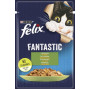 Влажный корм для взрослых кошек Purina Felix Fantastic с кроликом в желе 13 шт по 85 г