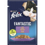 Вологий корм для дорослих кішок Purina Felix Fantastic з ягням у желе 13 шт по 85 г