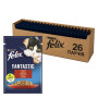 Вологий корм для котів Purina Felix Fantastic з яловичиною у желе (26х85г)