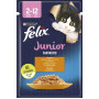 Влажный корм для котят Purina Felix Junior Fantastic с курицей в желе 13 шт по 85 г