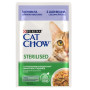 Вологий корм для дорослих стерилізованих кішок Purina Cat Chow Sterilised з ягнятком та зеленою квасолею 13 шт по 85 г
