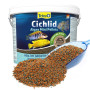 Корм фасований для рибок Tetra Cichlid Algae Mini Pellets (Плаваючі гранули для покращення травлення у риб) 100 г.