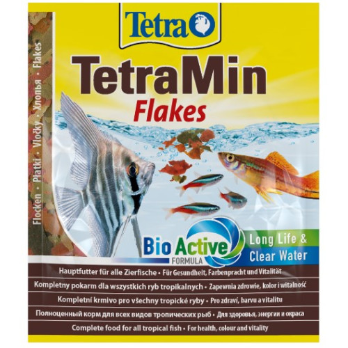 Корм для аквариумных рыб в хлопьях TetraMin Flakes 12 г