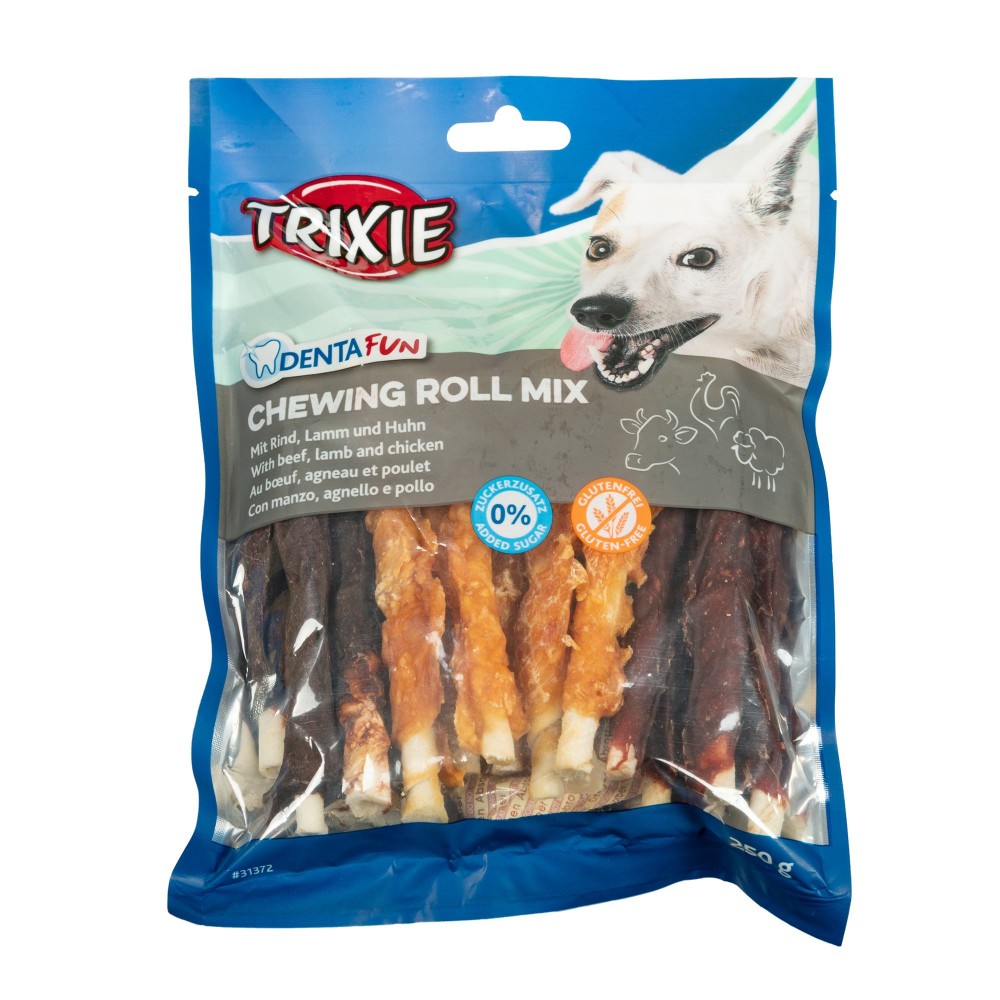 Лакомство для собак Trixie Палочки для чистки зубов Denta Fun 10 см, 250 г (ассорти) 6 шт