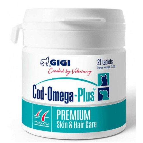 Вітамінна добавка для тварин GIGI Calci-Cod-Omega №21 caps.