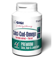 Витаминная добавка для животных GIGI Calci-Cod-Omega №90 caps.
