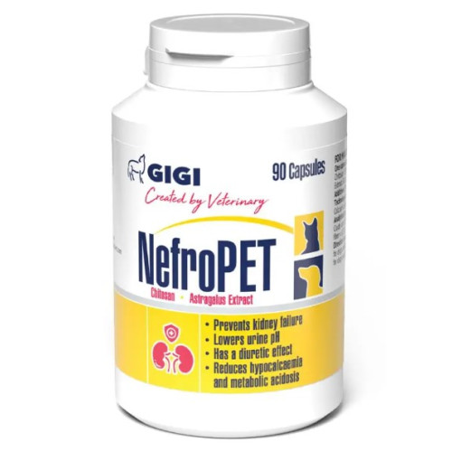 Препарат для лечения и профилактики почечной недостаточности GIGI NefroPET N90 caps.