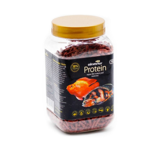 Корм для акваріумних риб Акваріус "Proteine Menu" у вигляді паличок 600 мл (150 г)