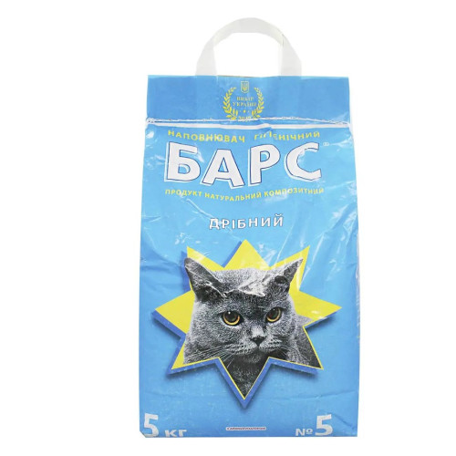 Наповнювач бентонітовий Барс №5 дрібний з ароматом лаванди 5кг