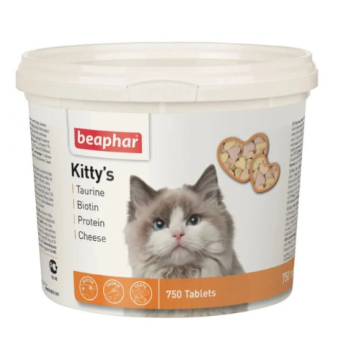 Витамины для взрослых кошек Beaphar Kitty's Mix 750 таблеток