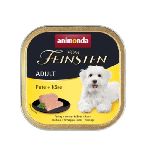 Консерва Animonda Vom Feinsten Adult Turkey + Cheese для собак, з індичкою та сиром, 150г
