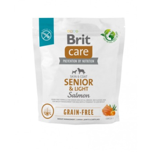 Сухий корм Brit Care Dog Grain-free Senior & Light для літніх собак усіх порід 1 (кг)
