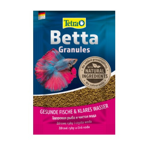 Корм для аквариумных рыб Tetra в гранулах «Betta Granules» (для петушков) 5 г 