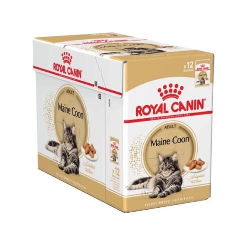 Вологий корм для дорослих кішок породи мейн-кун Royal Canin Maine Coon Adult 12 шт х 85 г