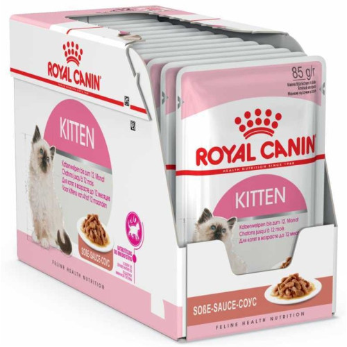 Влажный корм для котят Royal Canin Kitten Instinctive в соусе 12 шт х 85 г