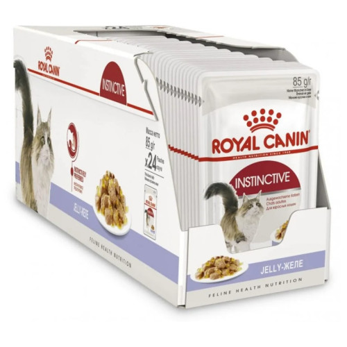 Вологий корм для кішок Royal Canin Instinctive у желе 12 шт х 85 г