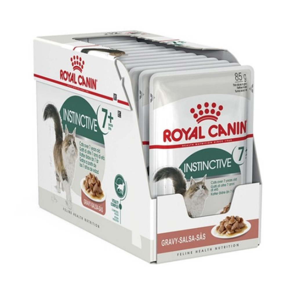 Влажный корм для пожилых кошек Royal Canin Instinctive 7+ в соусе 12 шт х 85 г Влажный корм для пожилых кошек Royal Canin Instinctive 7+ в соусе 12 шт х 85 г