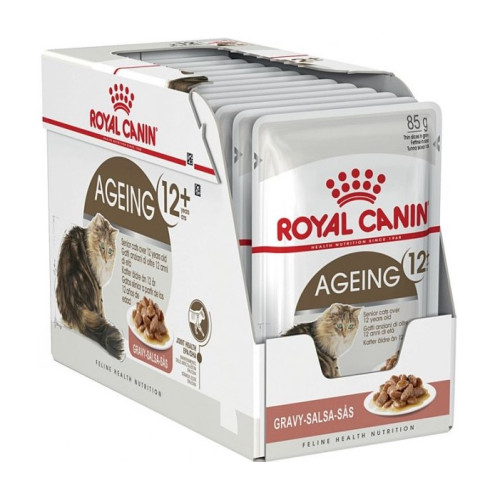 Вологий корм для літніх кішок Royal Canin Ageing 12+ в соусі 12 шт х 85 г