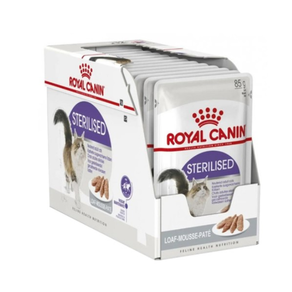 Влажный корм для стерилизованных кошек Royal Canin Sterilised Loaf в паштете 12 шт х 85 г Влажный корм для стерилизованных кошек Royal Canin Sterilised Loaf в паштете 12 шт х 85 г