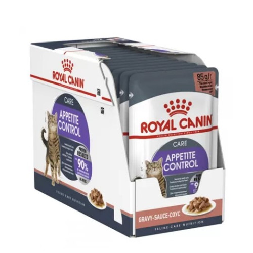 Вологий корм для кішок Royal Canin Appetite Control у соусі 12 шт х 85 г