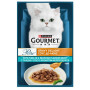 Влажный корм для взрослых кошек Purina Gourmet Perle мини-филе с тунцем в соусе 13 шт по 85 г