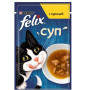 Суп для дорослих кішок Felix Soup з куркою 15 шт по 48 г