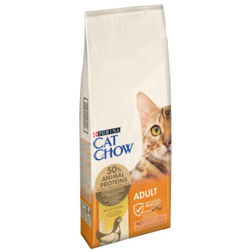 Сухой корм для взрослых кошек Purina Cat Chow Adult Chicken с курицей 15 кг