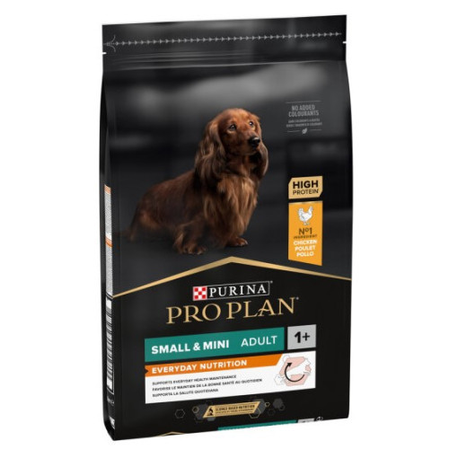 Сухой корм для взрослых собак мелких пород Purina Pro Plan Dog Adult Small & Mini Everyday Nutrion с курицей 7 кг