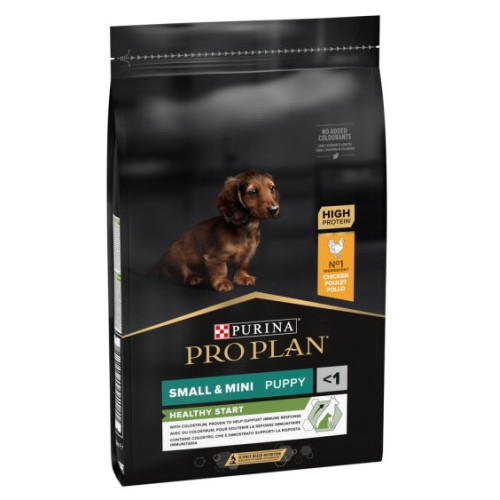 Сухой корм для щенков и молодых собак мелких пород Purina Pro Plan Puppy Small & Mini Healthy Start с курицей 7 кг