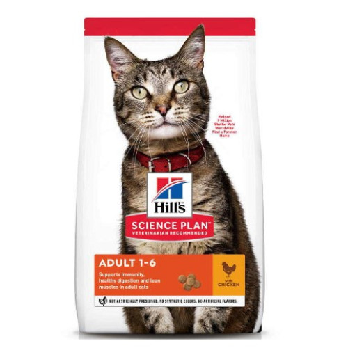 Сухий корм Hill`s SP Fel Adult для дорослих котів з куркою 300 (г)