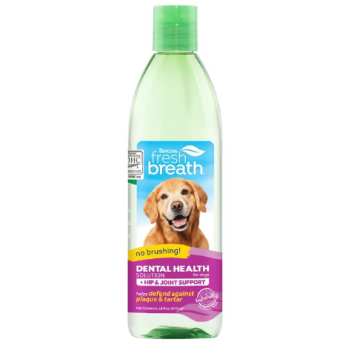 Добавка в воду "Поддержка суставов" для собак TropiClean Fresh Breath с глюкозамином 473 мл
