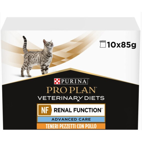 Вологий корм для кішок при захворюваннях нирок Purina Pro Plan Veterinary Diets NF - Renal Function Feline 10 шт по 85 г