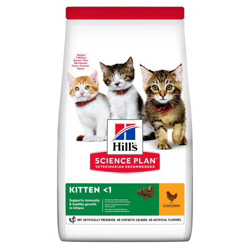 Сухой корм для котят Hill's SP Kitten с курицей 300 (г)