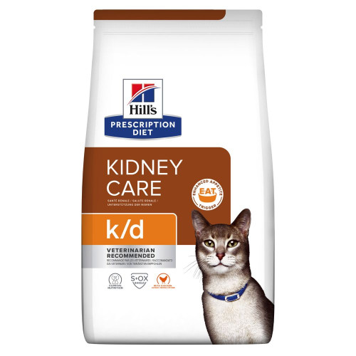 Сухий корм HILL`S PD k/d Kidney Care для котів при захворюваннях нирок з куркою