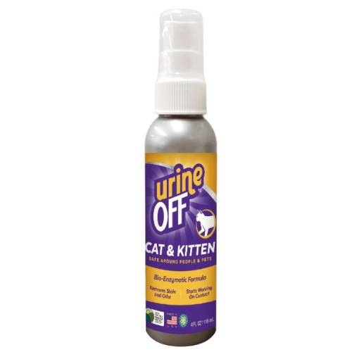 Спрей для удаления органических пятен и запахов от кошек TropiClean Urine Off  118 (мл)