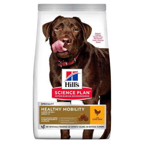 Сухий корм Hill's Science Plan Canine Adult Healthy Mobility для дорослих собак великих порід, здорова рухливість, 14 кг