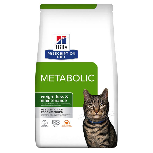 Сухий корм Hill's Prescription Diet Metabolic для зниження та підтримки ваги у кішок 1.5 (кг)